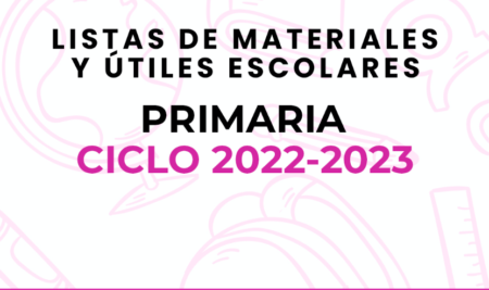 Lista de materiales y útiles escolares primaria